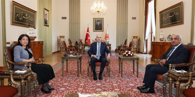 TBMM Başkanı Kurtulmuş, DEM heyetini kabul etti