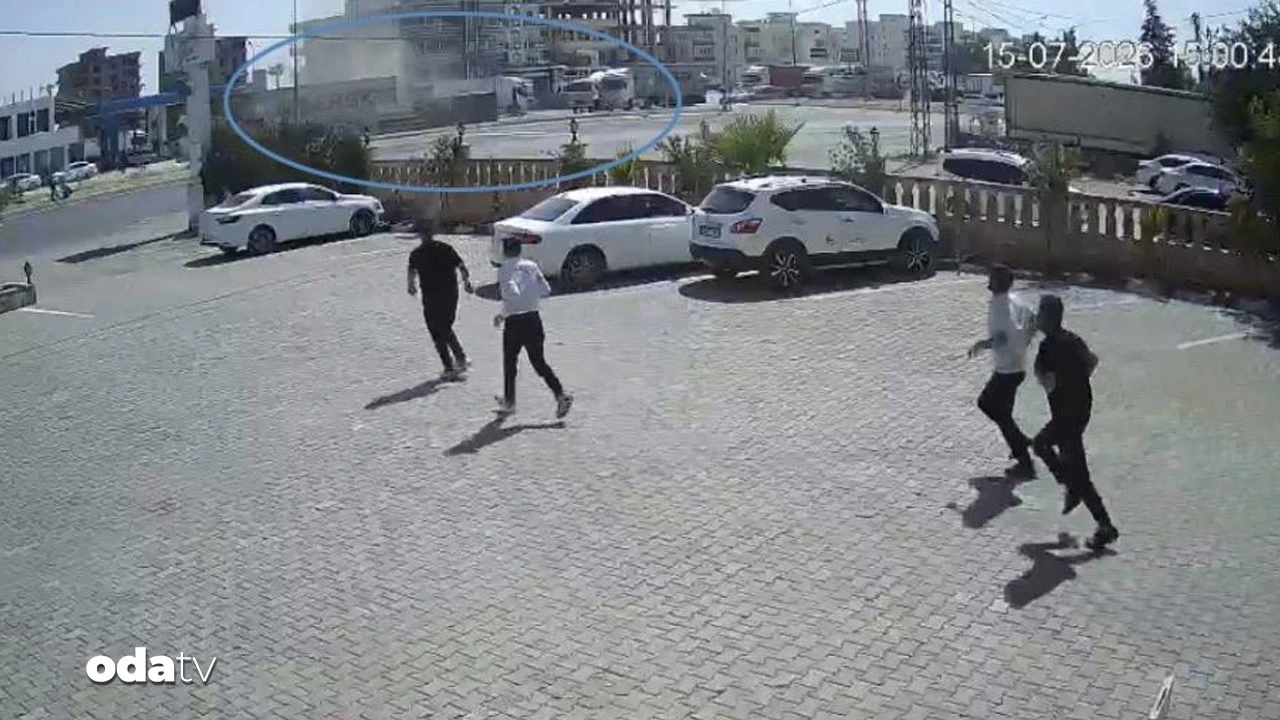 Feci TIR kazası kamerada