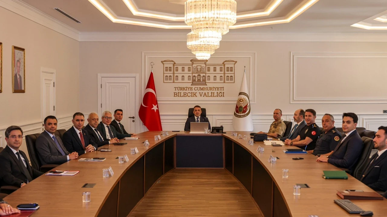 Bilecik'te güvenlik önlemleri kapsamlı şekilde ele alındı