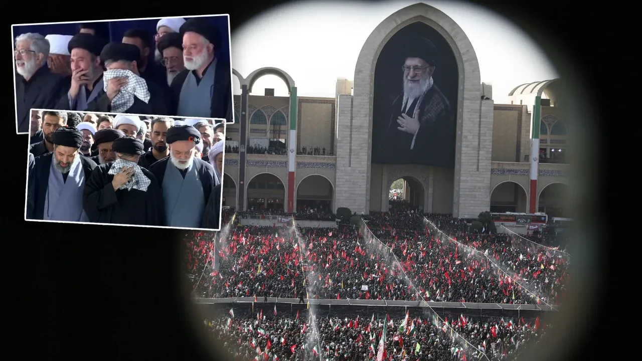 İran'ın eski dini lideri Hamaney için cenaze namazı: Oğulları da katıldı