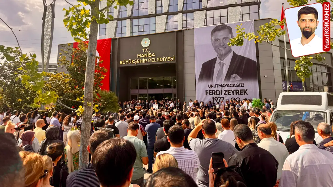 Ferdi Zeyrek, Manisa Büyükşehir Belediyesi önünde anıldı