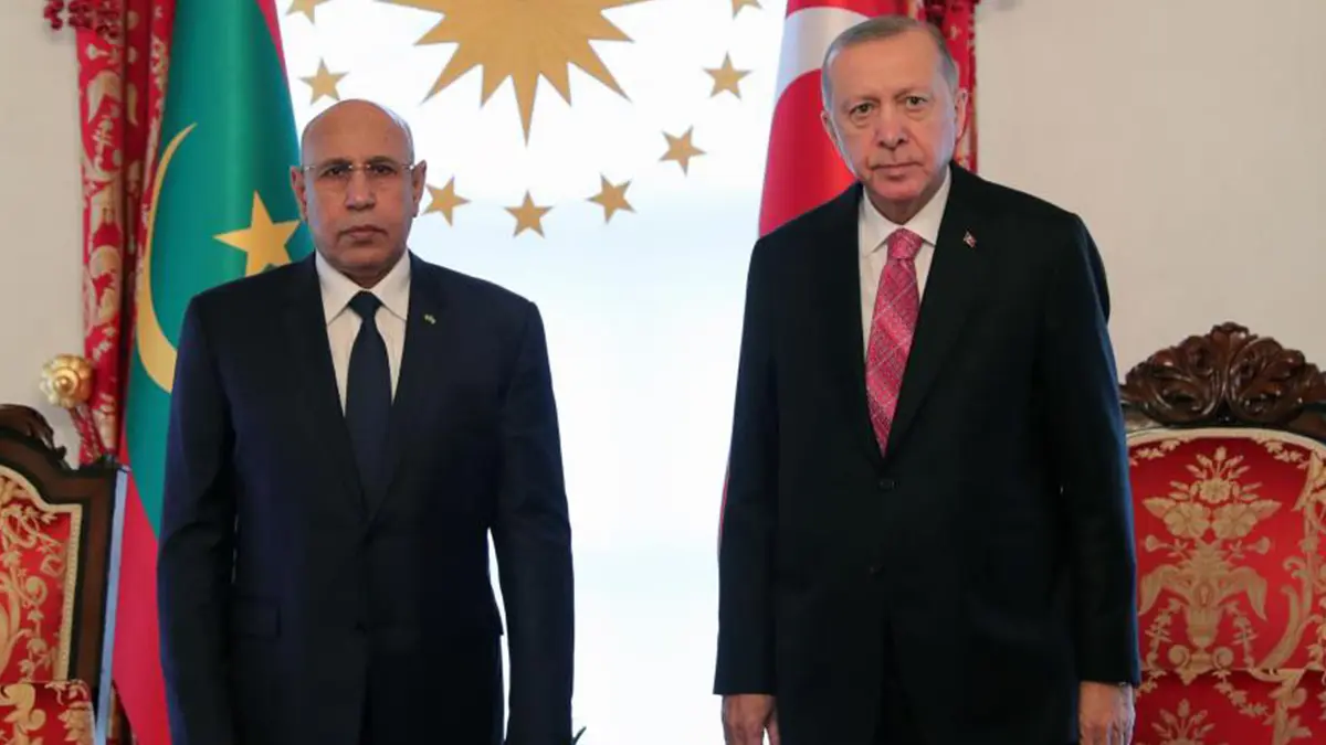 Cumhurbaşkanı Erdoğan, Moritanyalı mevkidaşı Ghazouani ile görüştü