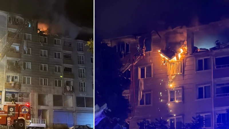 Geceyi sarsan patlama: Tekirdağ'da apartmanın altıncı katında meydana gelen patlamada bir kişi öldü