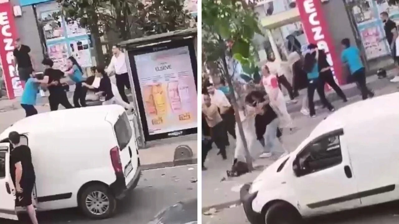 Marketteki karpuz kavgası sokağa taştı