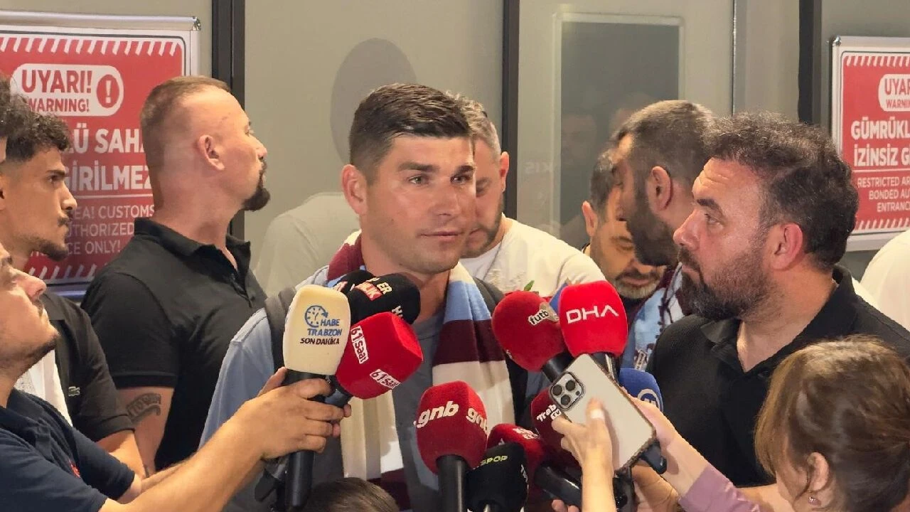 Trabzonspor'un yeni transferi Malinovskyi, Trabzon'da
