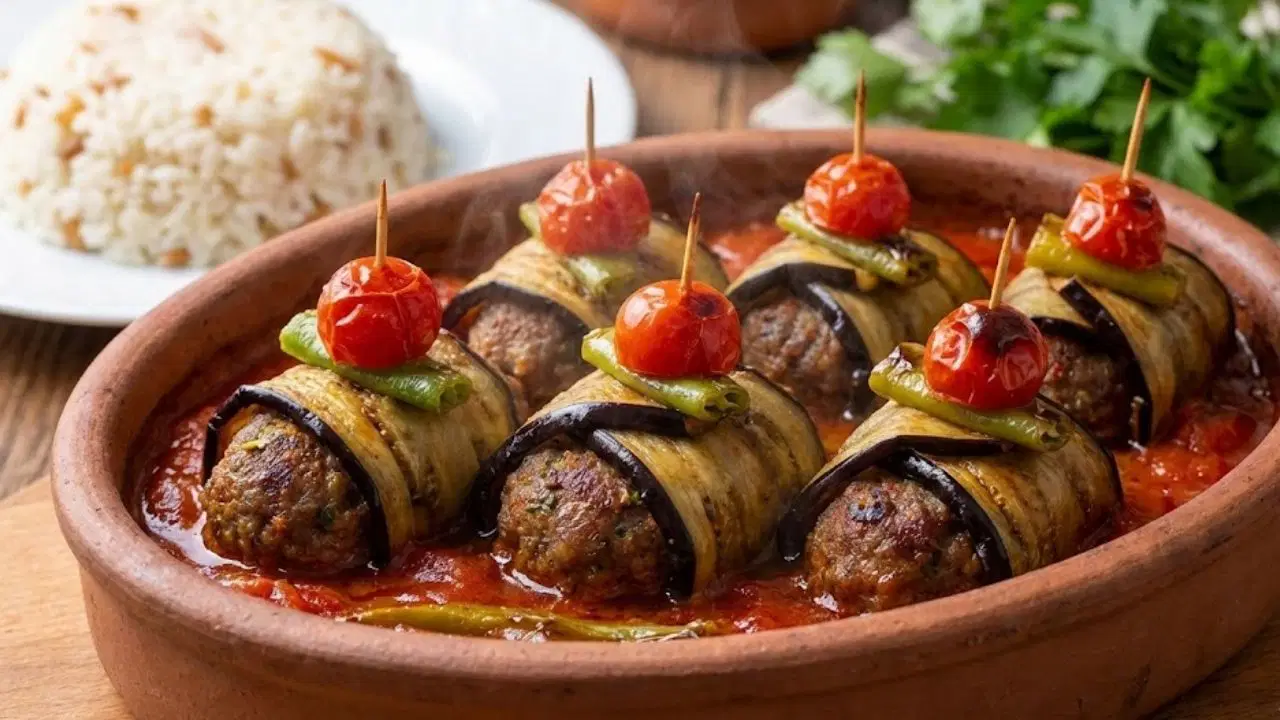 Misafir sofralarının gösterişli yıldızı: Köfte ve patlıcanın en zarif buluşması İslim Kebabı tarifi...