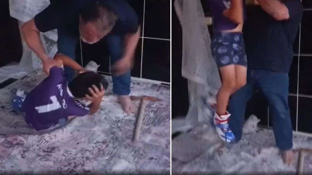 Türkiye'yi ayağa kaldıran görüntüler! Savunmasız çocuğu amcası tehdit ederek darp etti