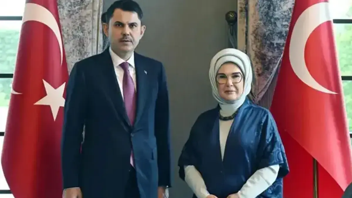 Emine Erdoğan, Çevre, Şehircilik ve İklim Değişikliği Bakanı Kurum ile görüştü