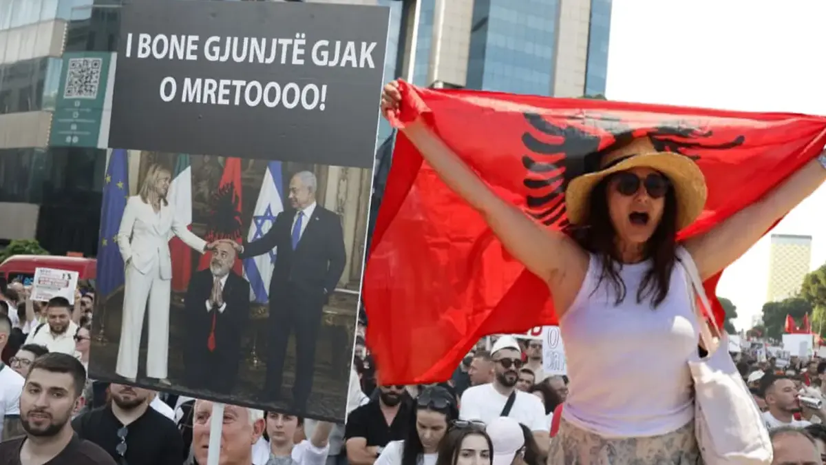 İsrail ve Trump bağlantılı projeye büyük tepki… Arnavutluk ayakta: “Dizlerini kanattın Rama”…