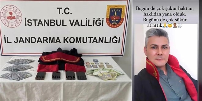 Hakim kılığında milyonluk vurgun. Eşi bile hakim sanıyormuş