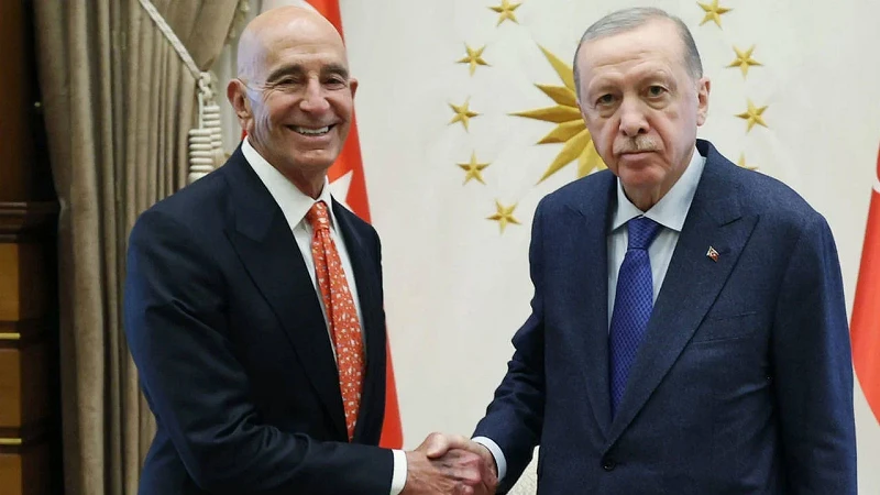Büyükelçi Barrack'tan Cumhurbaşkanı Erdoğan'a teşekkür mesajı
