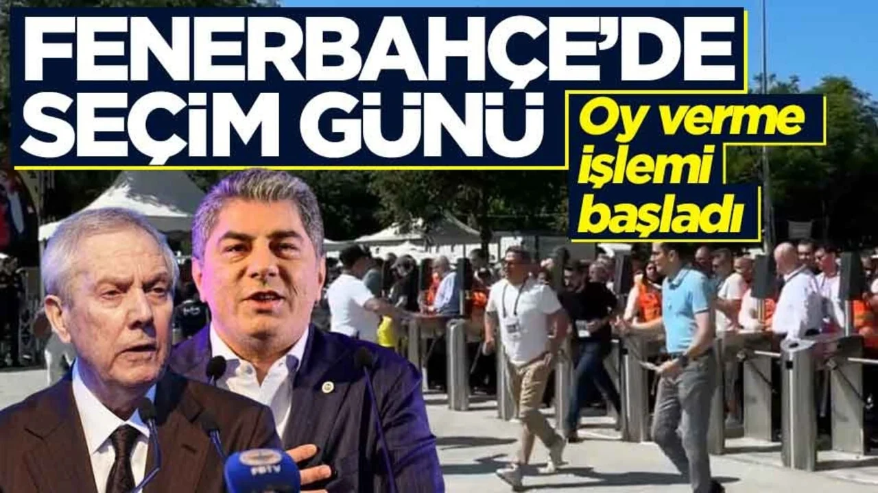 Fenerbahçe'de seçim günü! Oy verme işlemi başladı