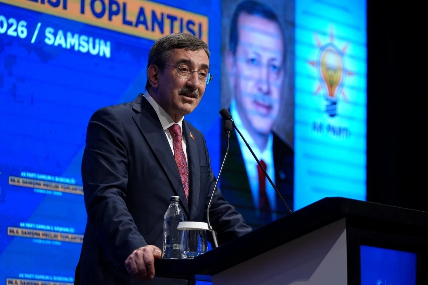 Cumhurbaşkanı Yardımcısı Yılmaz, Samsun AK Parti İl Danışma Meclisi Toplantısı'nda konuştu