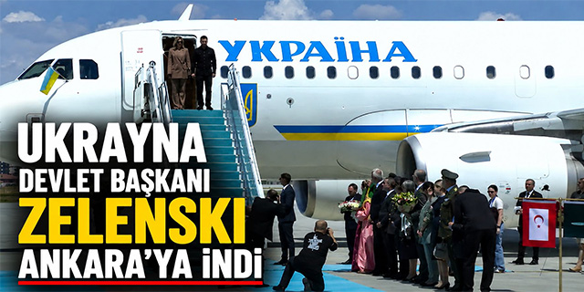 Ukrayna Devlet Başkanı Zelenski NATO Zirvesi için Ankara'da