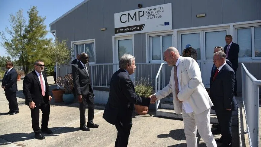 BM Genel Sekreteri Guterres, Kıbrıs Kayıp Şahıslar Komitesi Antropoloji Laboratuvarı’nı ziyaret etti