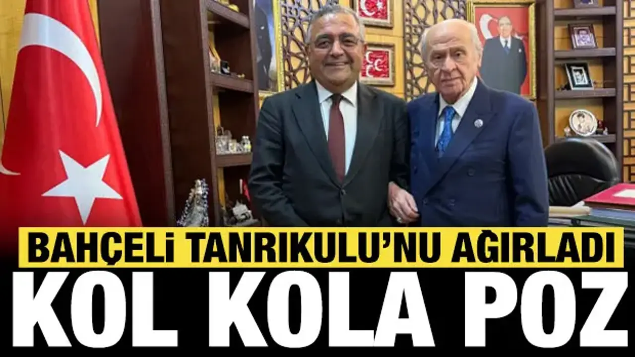 Devlet Bahçeli, CHP'li Sezgin Tanrıkulu'nu ağırladı!