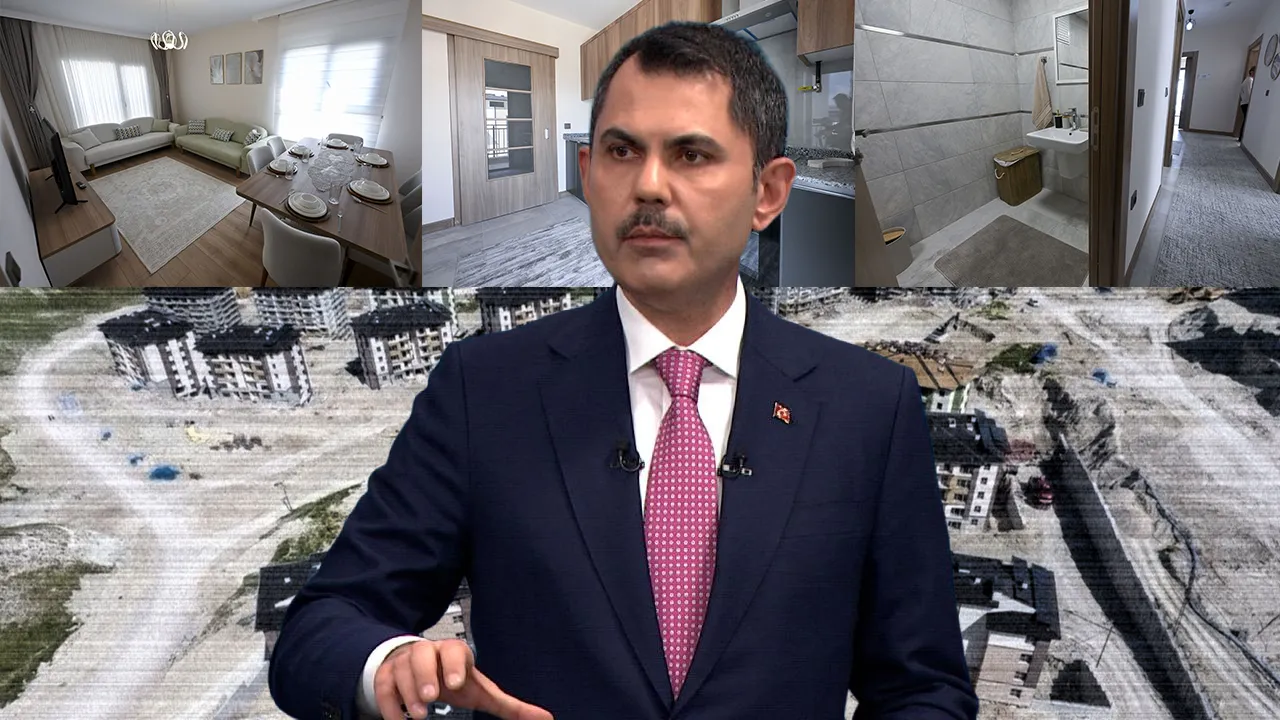 Aylık 18 bin liradan başlayan taksitlerle 20 bin yeni konut! Örnek daireden ilk kareler geldi