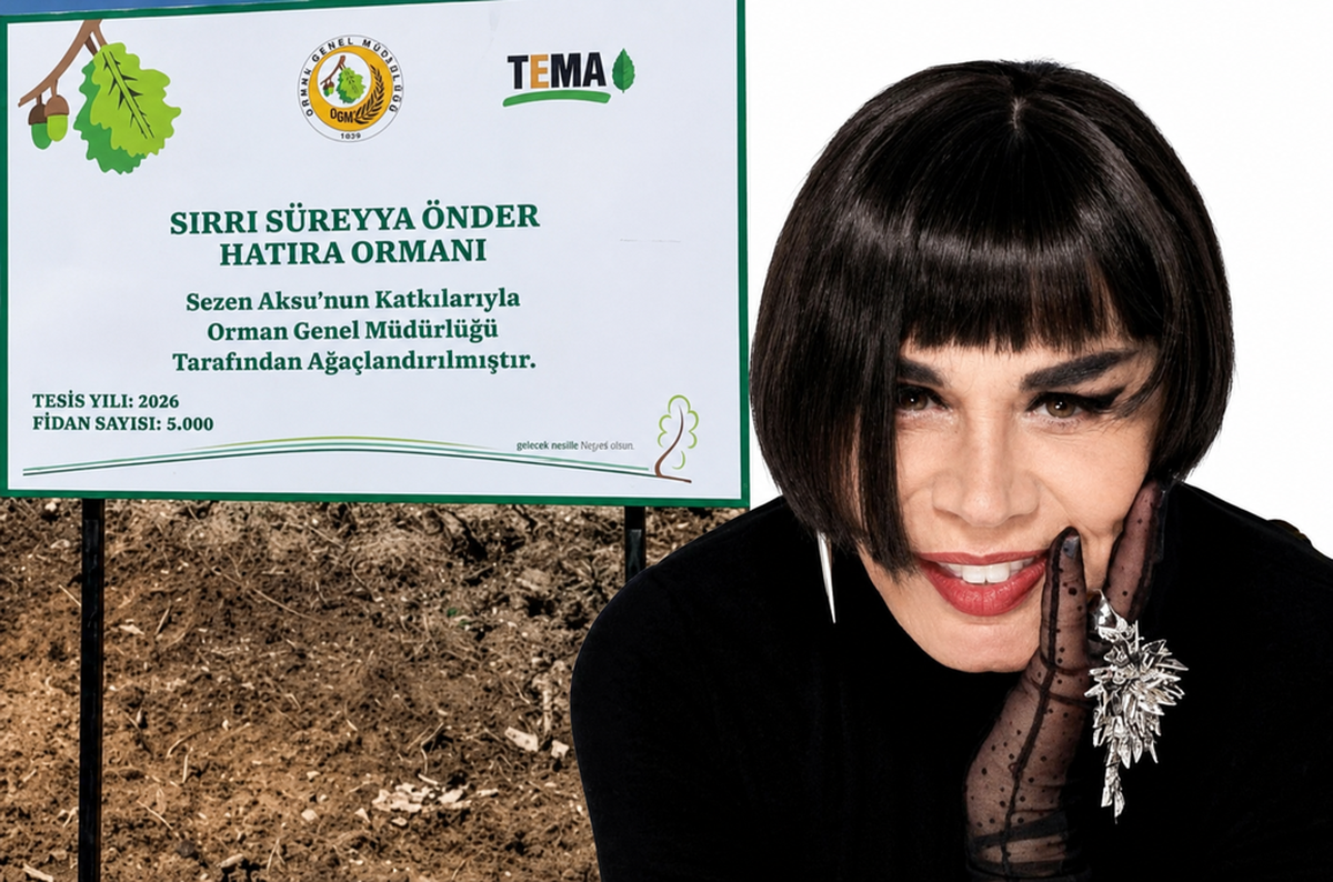 Sezen Aksu’dan vefa örneği! Özkan Uğur ve Sırrı Süreyya Önder için 10 bin fidan