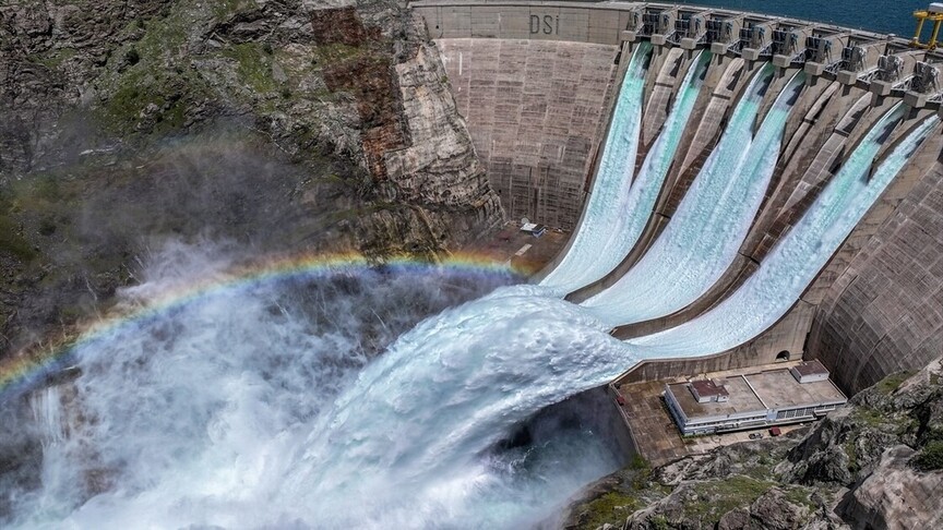 Hidroelektrik üretimi 11,71 milyar kilovatsaatle mayısta rekor tazeledi