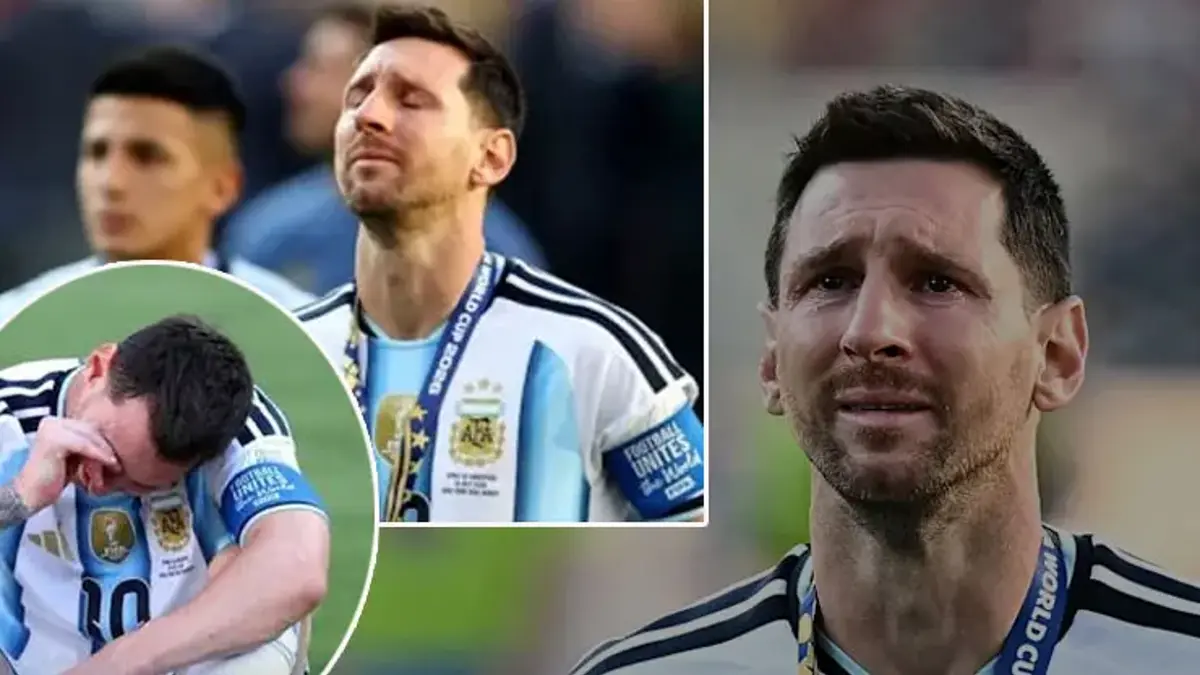 Arjantin finalde kaybetti! Messi gözyaşlarına hakim olamadı
