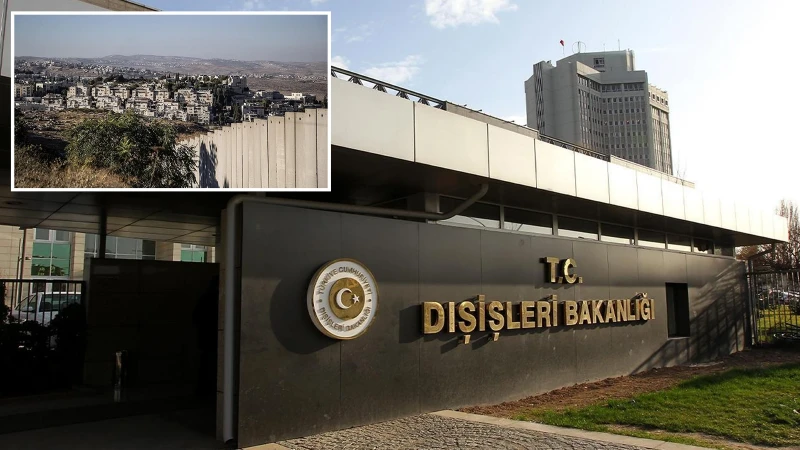 İsrail'in Batı Şeria'daki işgal kararına Türkiye'den kınama