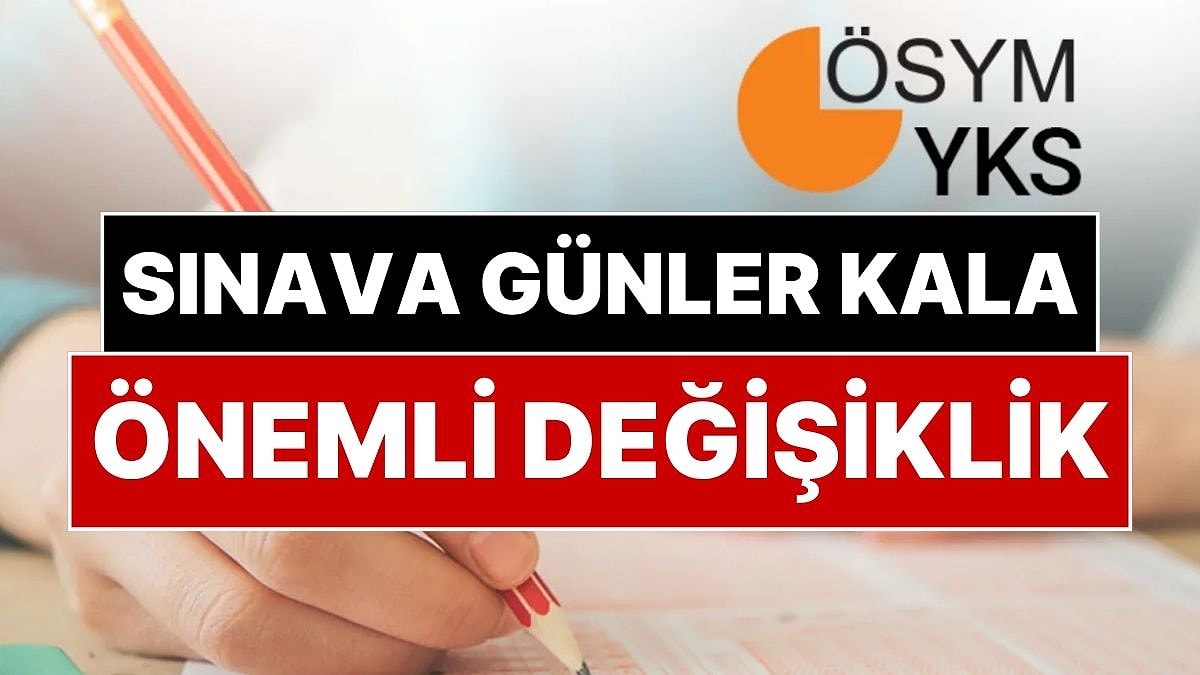 Milyonlarca Öğrenciyi İlgilendiren YKS Kararı: Sınav Giriş Belgelerindeki 'Sınıf' Detayı Dikkat Çekti