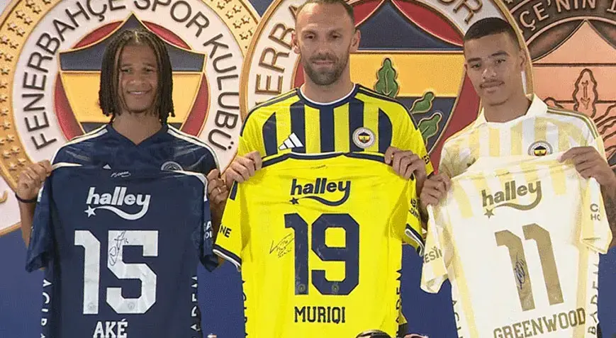 Fenerbahçe'de Greenwood, Ake ve Muriqi için imza töreni düzenlendi