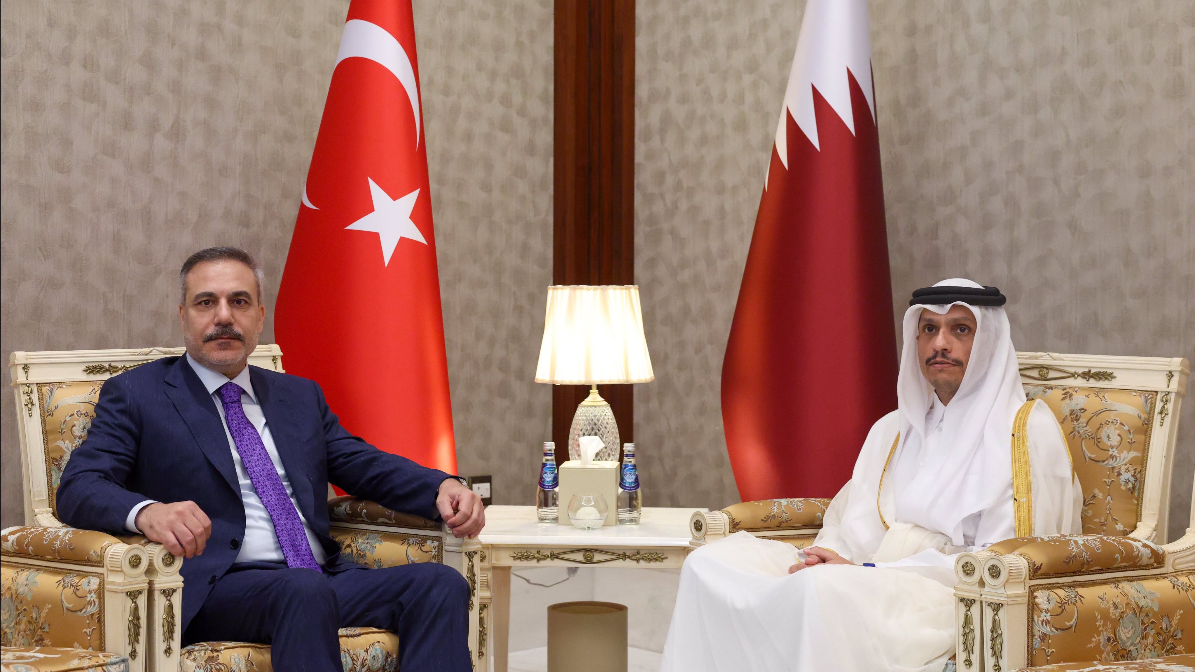 Dışişleri Bakanı Fidan, Katarlı mevkidaşı ile bir araya geldi