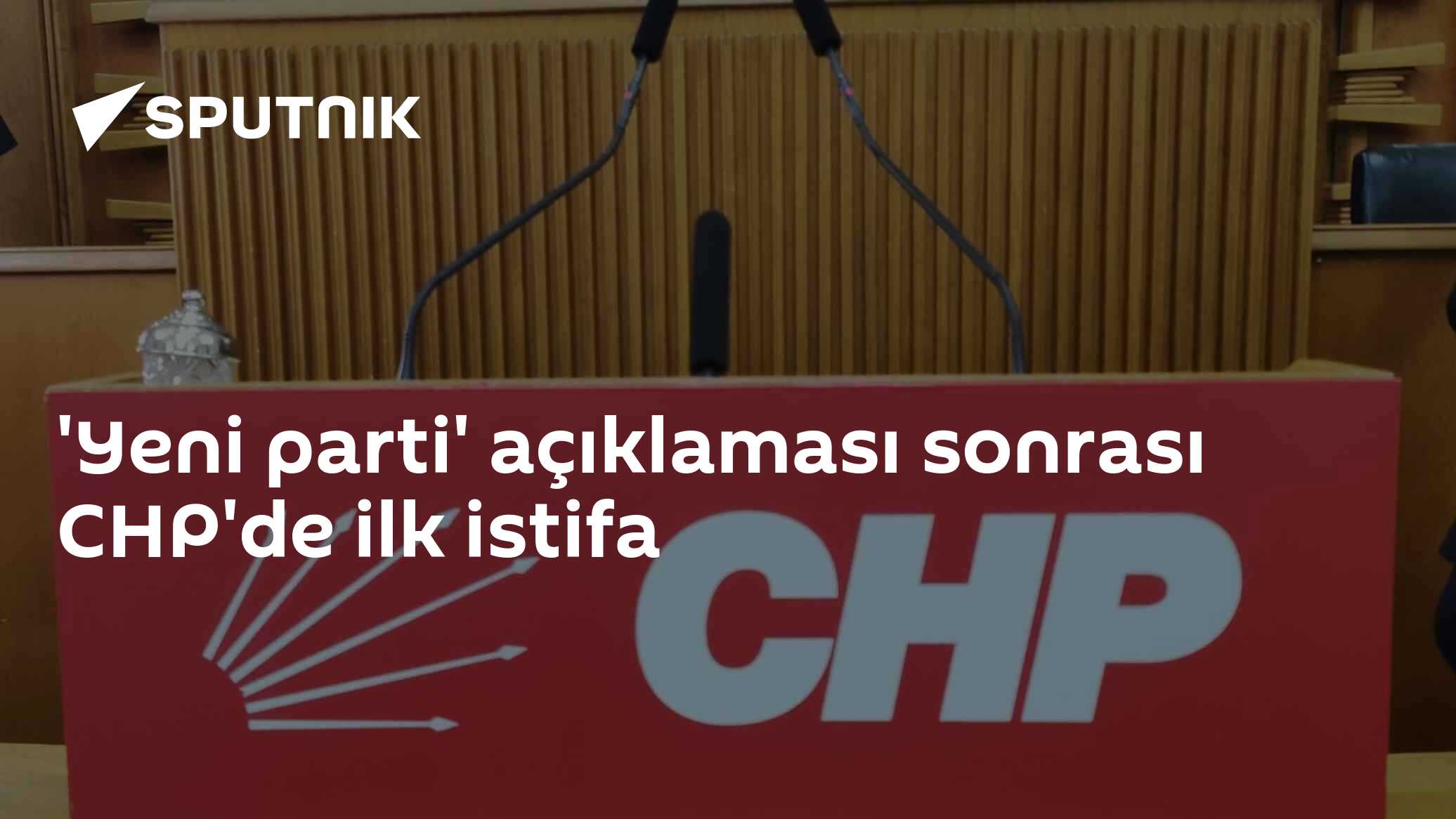 'Yeni parti' açıklaması sonrası CHP'de ilk istifa
