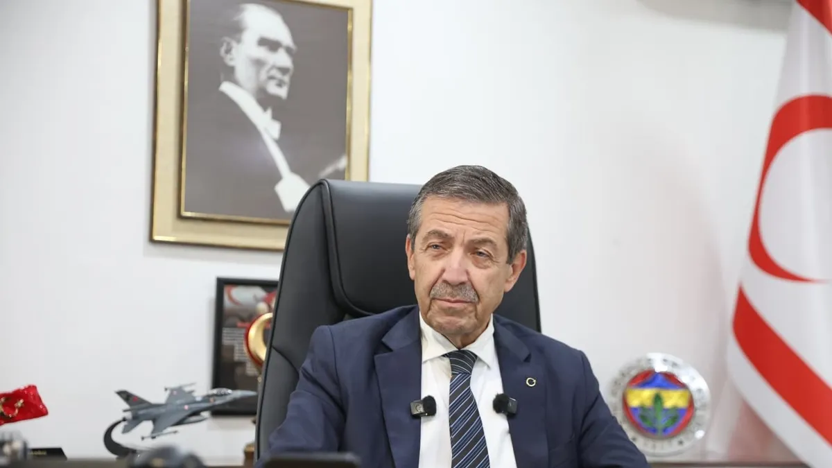 Tahsin Ertuğruloğlu'ndan iki devletli çözüm mesajı