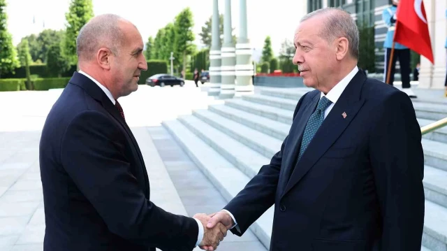 Cumhurbaşkanı Erdoğan, Bulgaristan Başbakanı Rumen Radev'i kabul etti