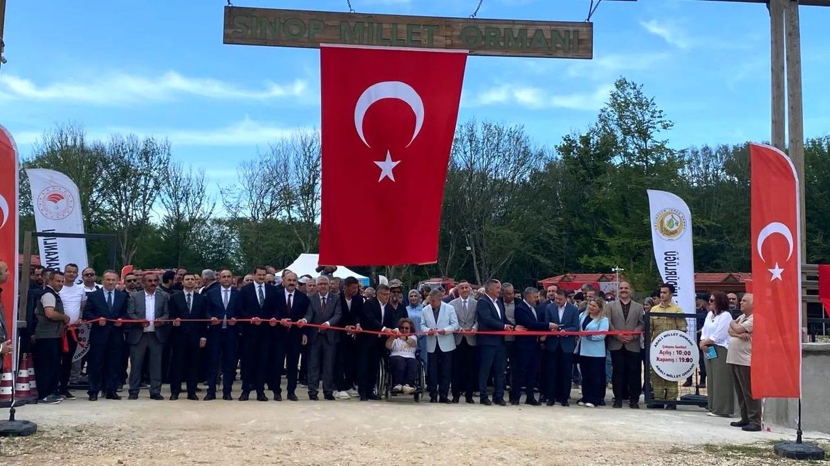 Sinop Millet Ormanı hizmete açıldı