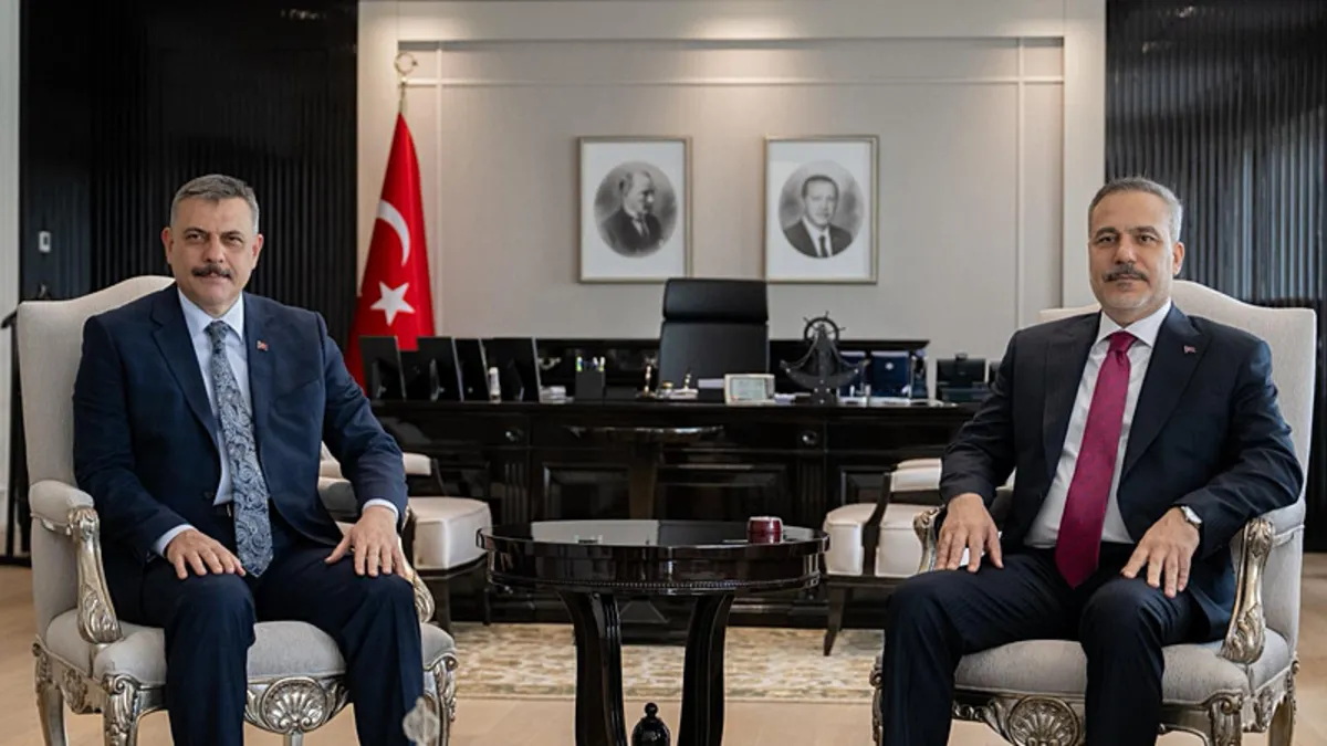 İçişleri Bakanı Çiftçi, Dışişleri Bakanı Fidan ile görüştü