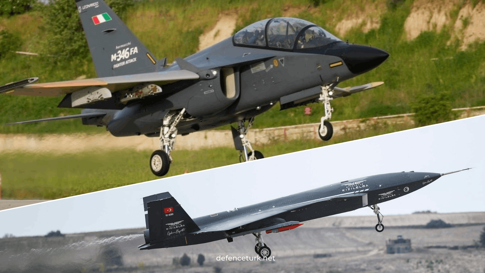 KIZILELMA ve Leonardo’nun M-346 uçağından ortak otonom uçuş