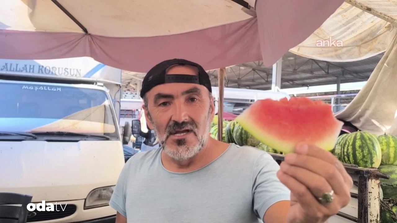 Ekmek, pide ya da simit değil... Bu kez karpuz askıda
