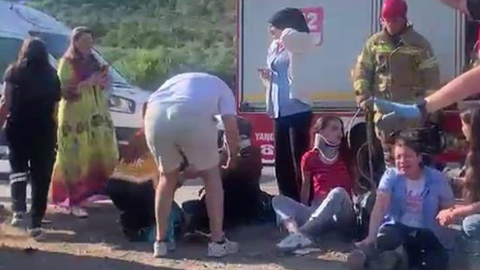 Bursa'da işçi servisi ile otomobil çarpıştı: 15 yaralı