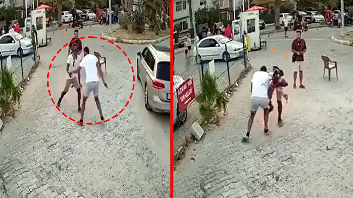 Muğla'da dehşet! Sokaktaki tartışma bıçaklı kavgaya dönüştü: O anlar kamerada