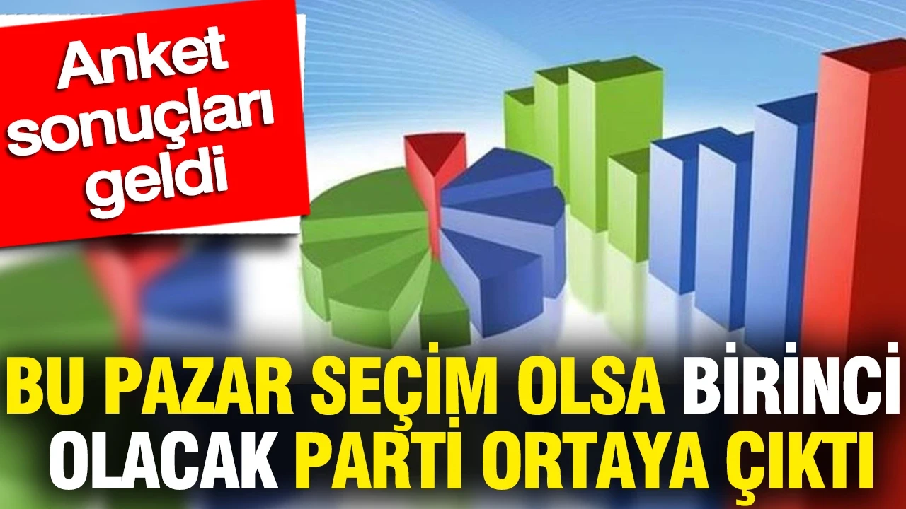 Bu pazar seçim olsa birinci olacak parti ortaya çıktı: Anket sonuçları geldi