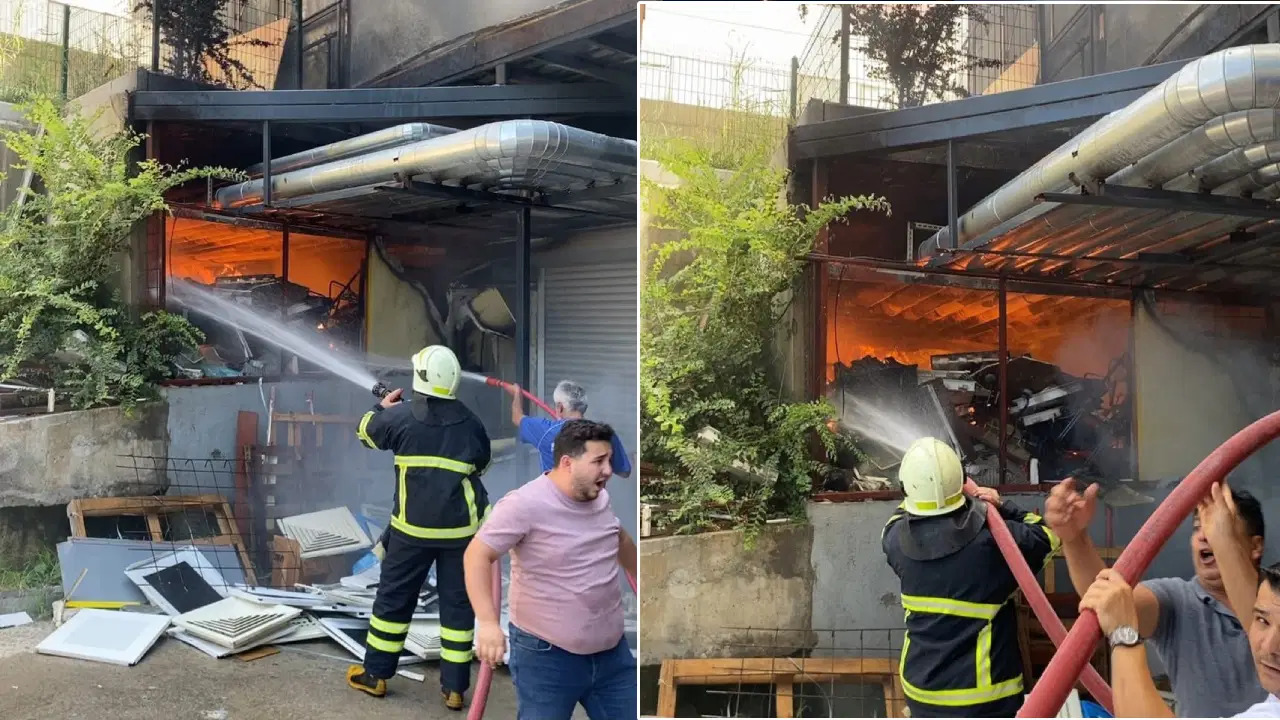 Devlet hastanesinde yangın paniği