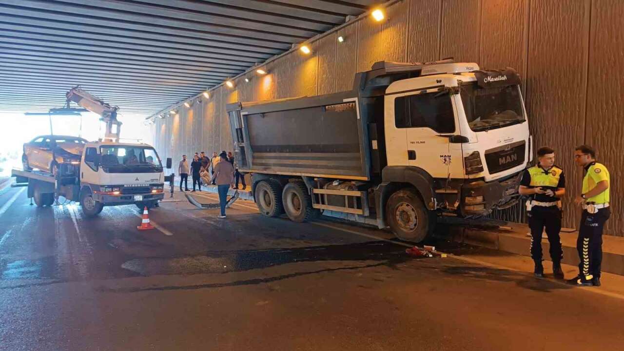 Batman'da alt geçitte meydana gelen kaza sonucu 1 kişi yaralandı