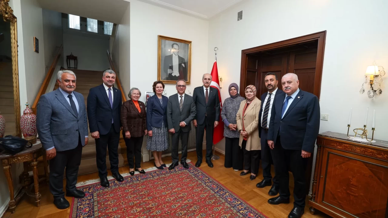 TBMM Başkanı Kurtulmuş İsveç'te diplomasi turuna başladı