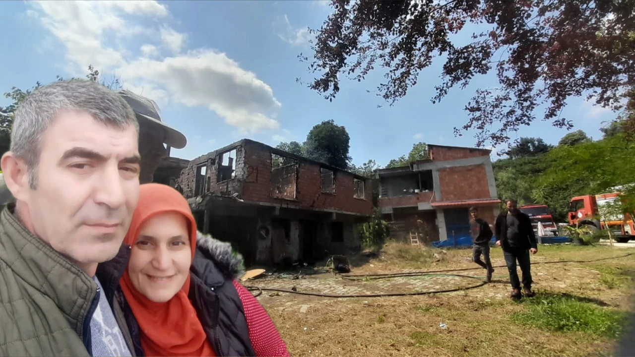 Samsun'da korku dolu dakikalar: Ev yandı, anne-kız canını zor kurtardı