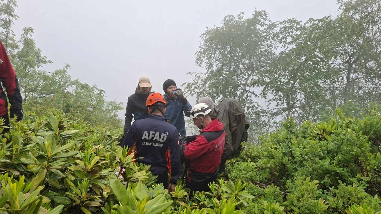 Rize’de nefes kesen kurtarma: 3 turiste 10 saatte ulaşıldı
