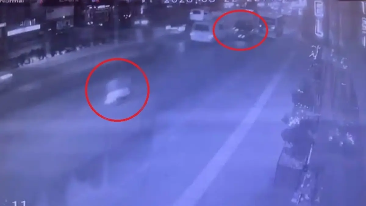 Ezdi geçti, frene basmadan kaçtı! Arkadaşının feryadı yürek dağladı
