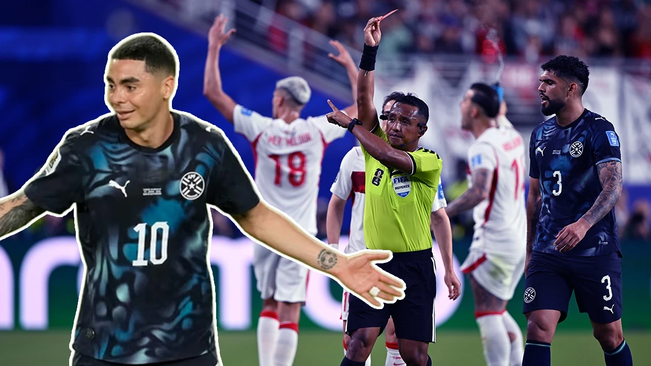 Türkiye-Paraguay maçında kırmızı kart gören Almiron'un cezası belli oldu