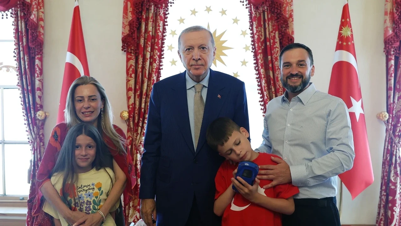 Cumhurbaşkanı Erdoğan, Joshua Harris'i kabul etti