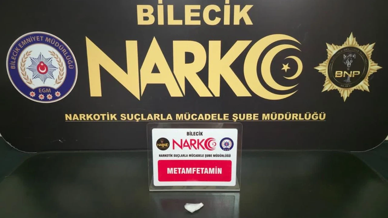 Bilecik'te uyuşturucu operasyonu: Metamfetamin ele geçirildi