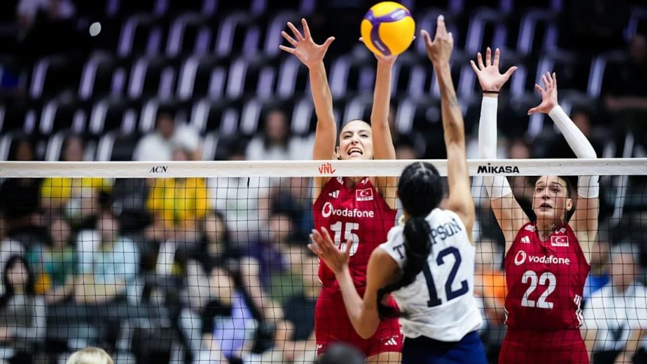 Filenin Sultanları'na ABD engeli: VNL'de nefes kesen düello tie-break setiyle bitti