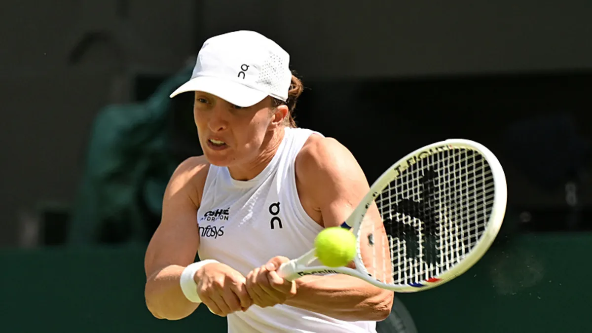 Iga Swiatek, Wimbledon'a veda etti!