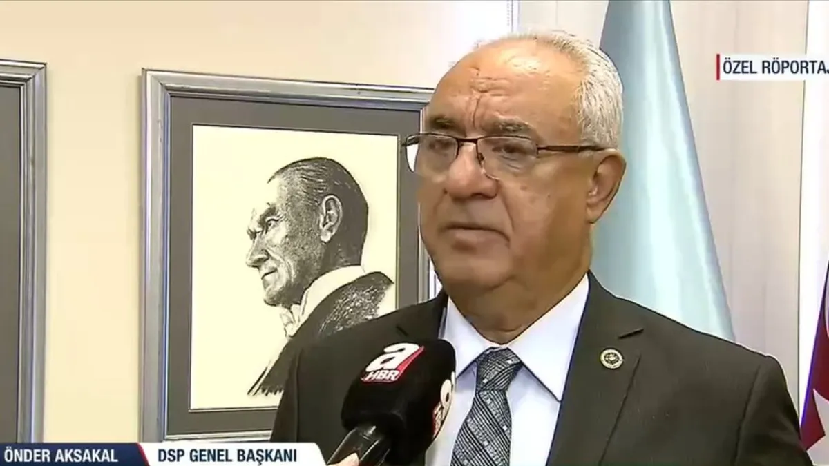 Önder Aksakal’dan Özgür Özel ekibine ret: DSP’yi kimse ele geçiremez